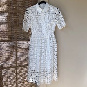 Chicwish eyelet lace dress